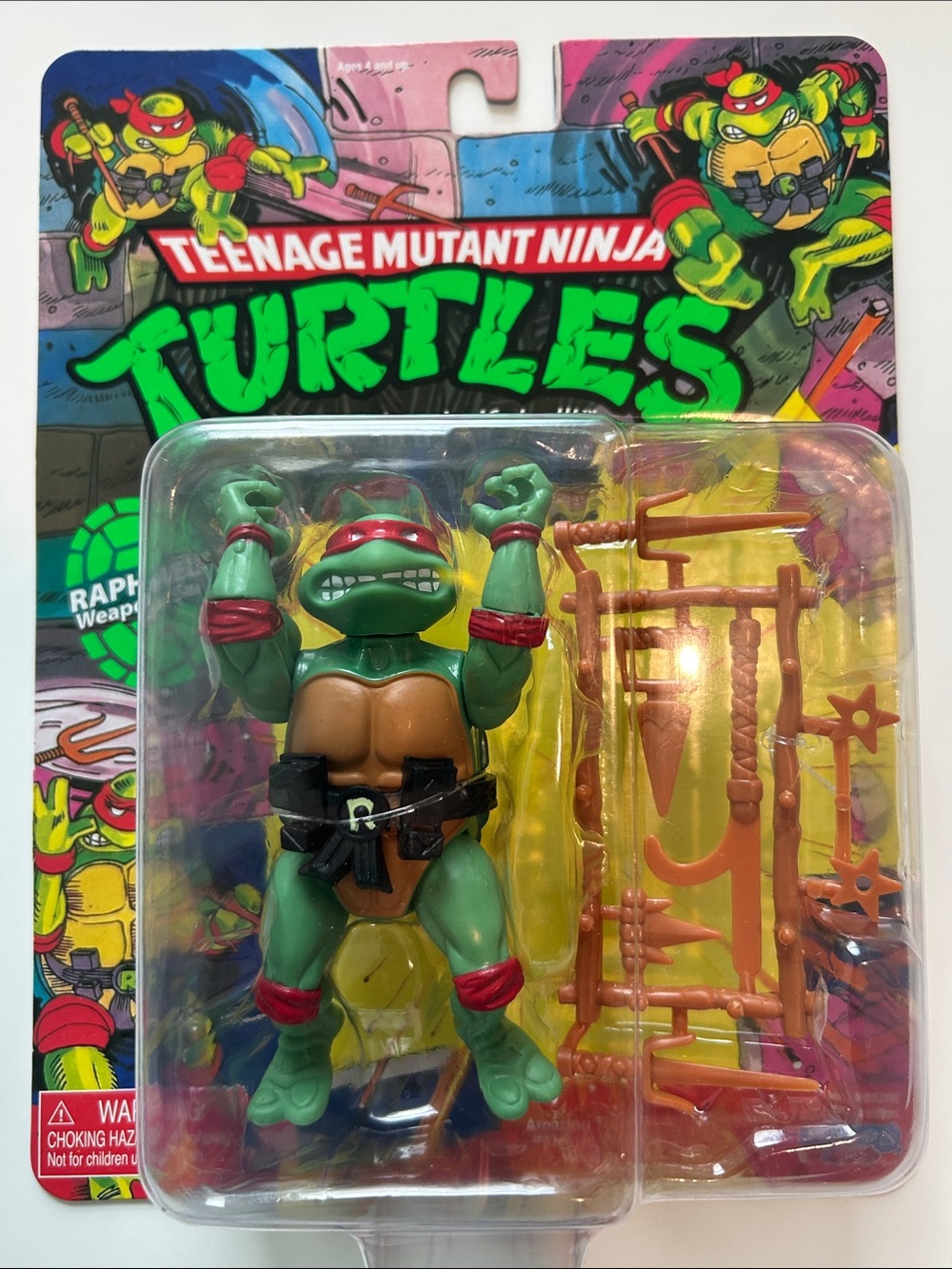 Teenage Mutant Ninja Turtles Raphael Action Figure - Green with Red Accents - Picture 1 of 2